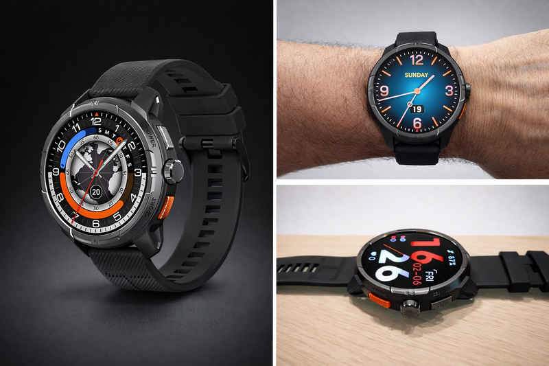 Smartwatch HAYLOU Solar Ultra GPS – AMOLED 1.6”, Apeluri Bluetooth